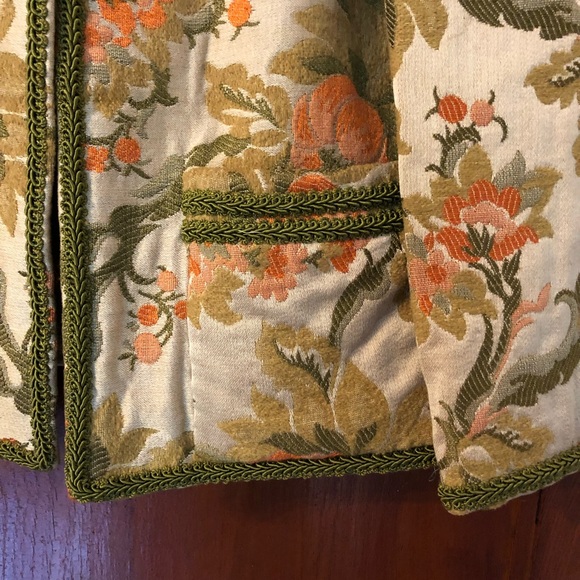 Vintage Cropped Brocade Kimono Jacket - Picture 4 of 8